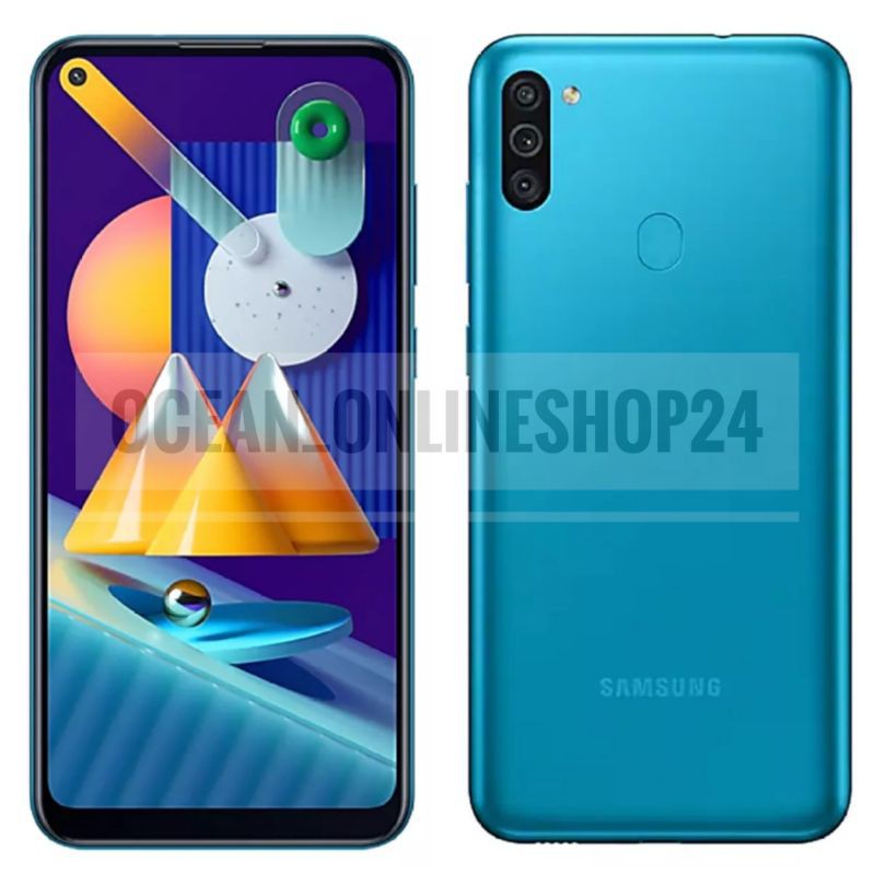 Jual SAMSUNG Galaxy M11 RAM 3GB 32GB RAM 3/32GB BLACK RESMI