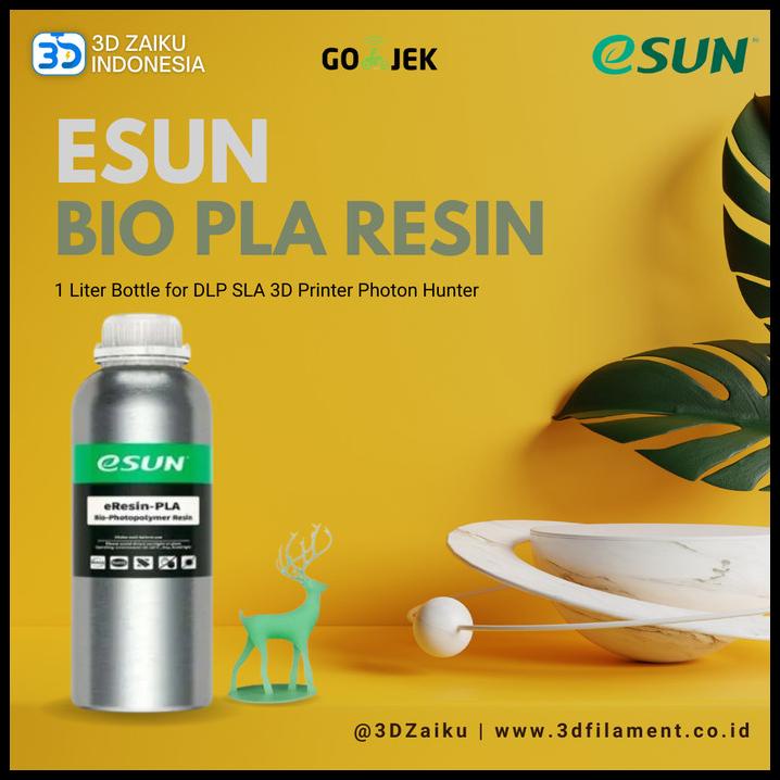 Jual Esun Bio Pla Resin 1 Liter Bottle For Dlp Sla 3D Printer Photon ...