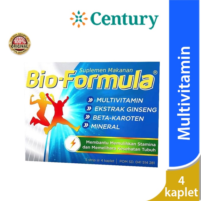 Jual Bio Formula 5 strip isi 4 tab / Daya Tahan Tubuh / Stamina ...