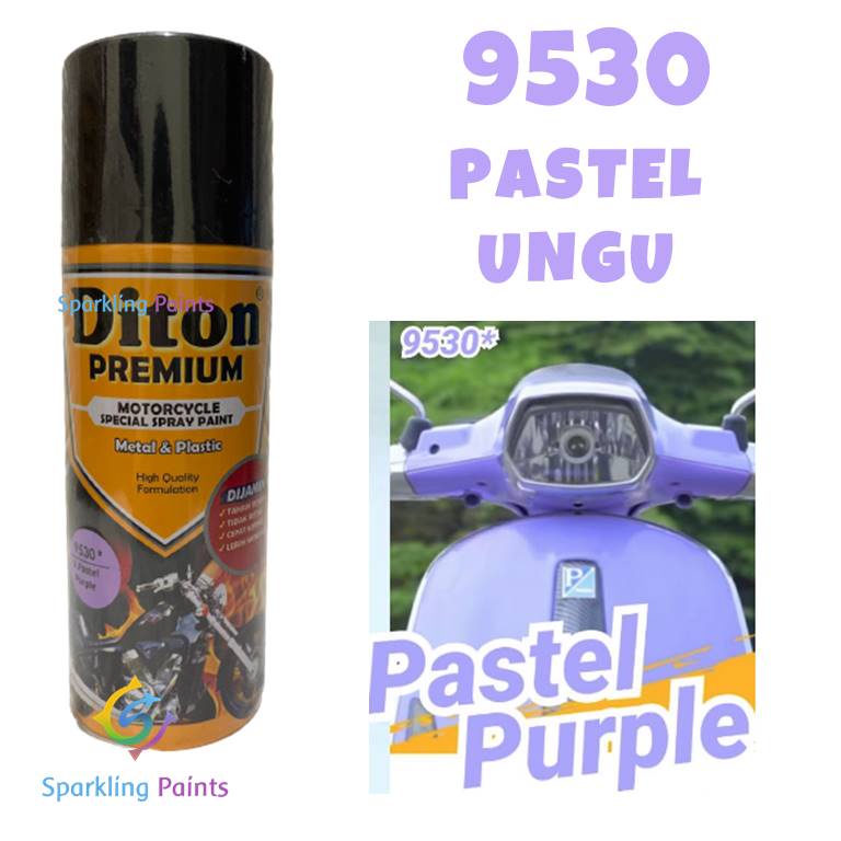 Jual Pilok Diton Premium Vpastel Purple 9530 Ungu Pastel Bts 400ml Motor Vespa Cat Semprot 4451