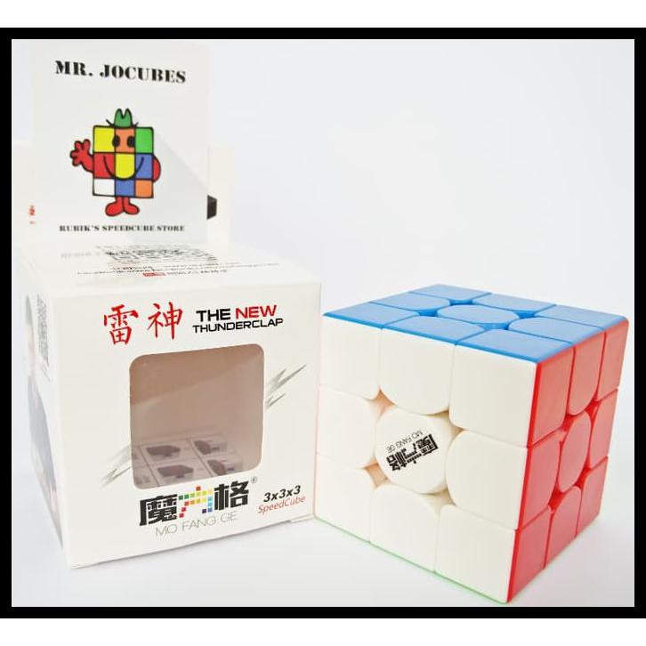 Jual Rubik 3x3 Qiyi New Thunderclap V2 Stickerless TERLENGKAP | Shopee ...