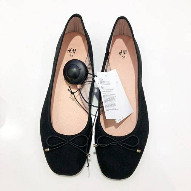 Flat shoes hot sale h&m hitam