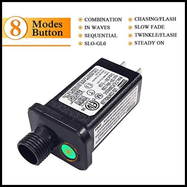 Jual Jmexsuss 200 Led Christmas Lights Indoor Outdoor, Warm White