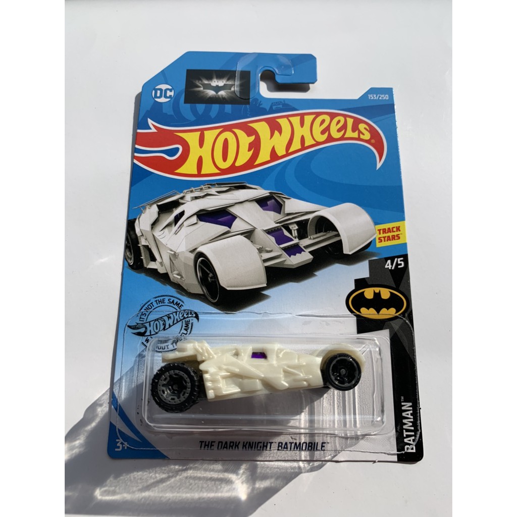 Hot wheels the cheap dark knight batmobile white