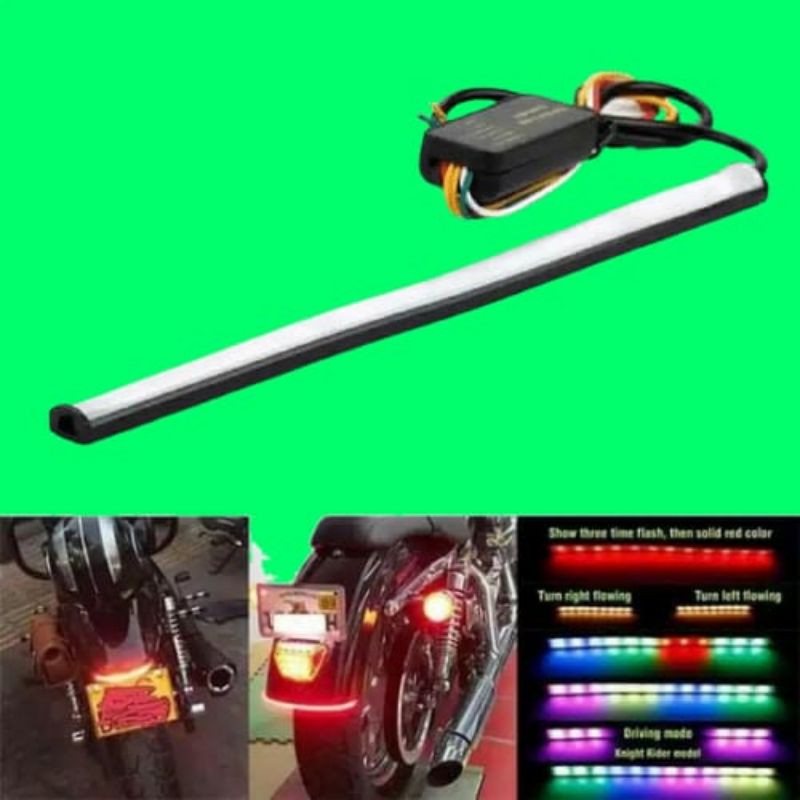 Jual LED BAGASI RGB MOTOR LAMPU PLAT RGB MOTOR LED RGB MOTOR 23 CM ...