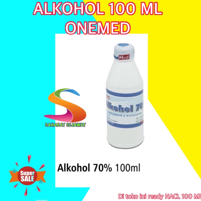 Jual ALKohol 70% 100ML per botol | Shopee Indonesia