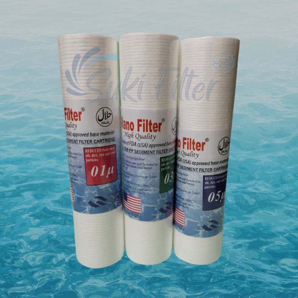 Jual Cartridge Filter Air Water Filter/ Nano Tech 10'' Shopee Indonesia