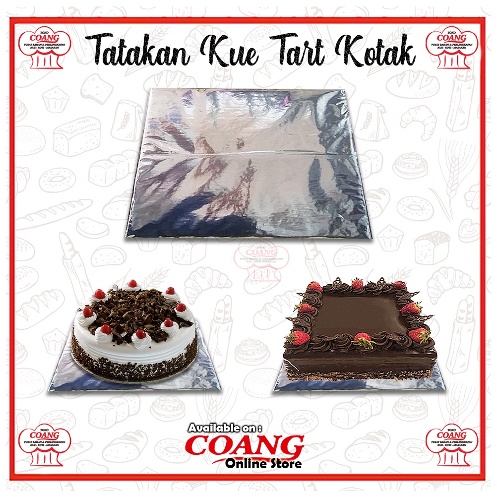 Jual Alas Karton Persegi Tatakan Kue Tart Bahan Karton Shopee Indonesia