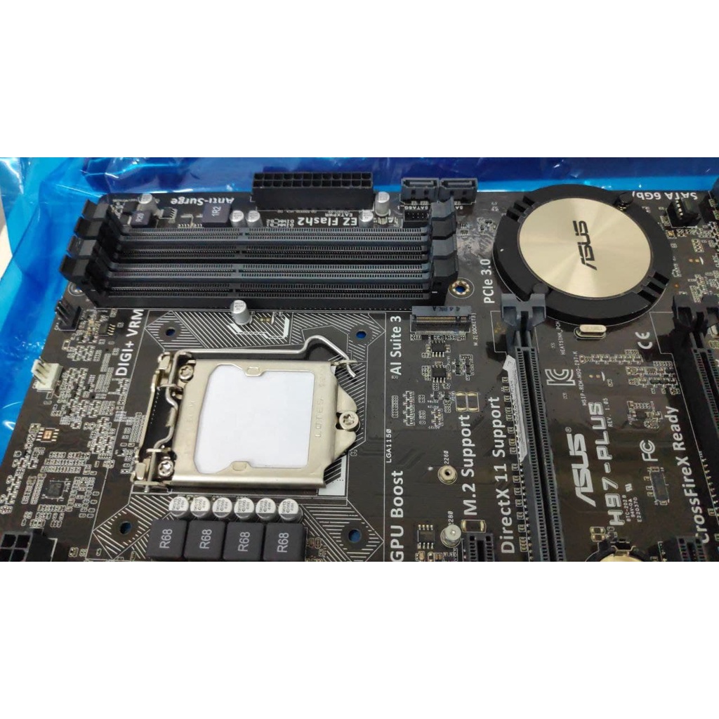 Jual Motherboard H97 Asus H97-PLUS Intel Haswell Socket 1150 DDR3 4 ...