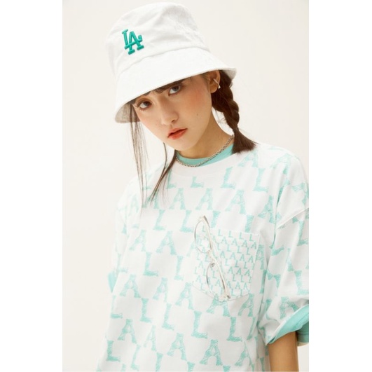 พรีออเดอร์ MLB JACQUARD MONOGRAM Bucket Hat