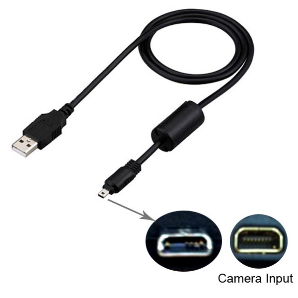 Jual USB CABLE UC-E6 8PIN for SONY Cybershot & NIKON Coolpix series ...