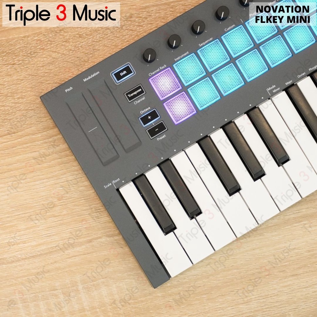 Jual Novation FLKey Mini 25 Key FL Studio Midi Controller Mini Keyboard