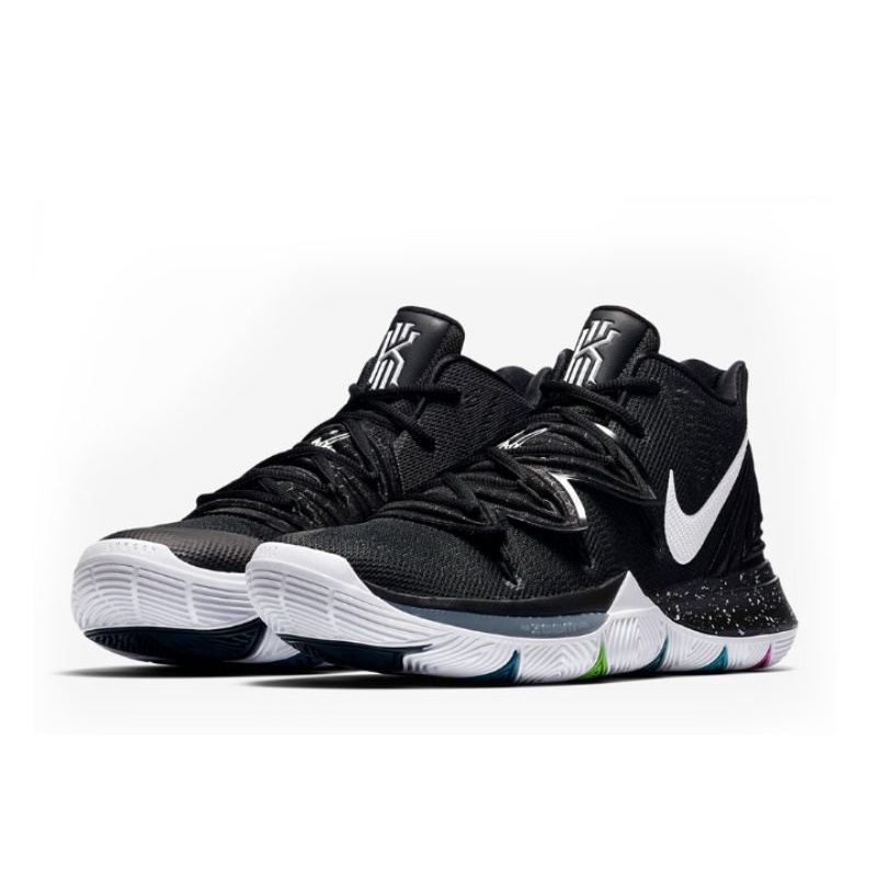 Sepatu Basket Kyrie Irving 5 Magic Black White High Premium Original