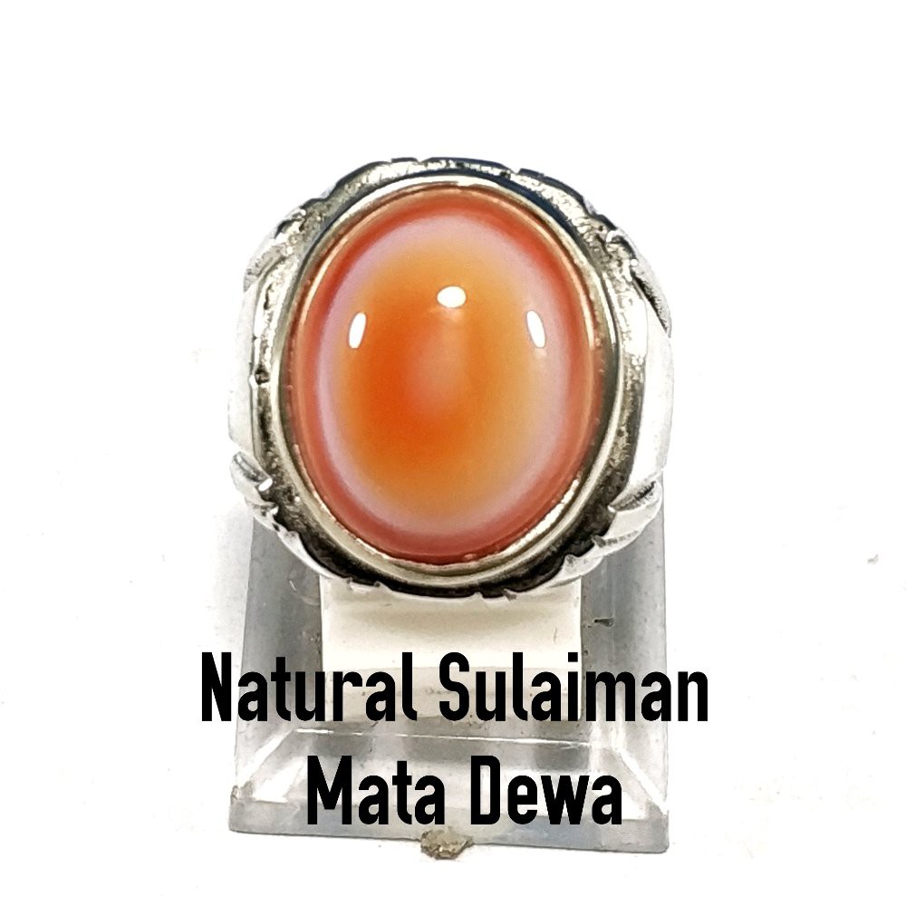 Jual CINCIN BATU AKIK NATURAL SULAIMAN MATA DEWA | Shopee Indonesia