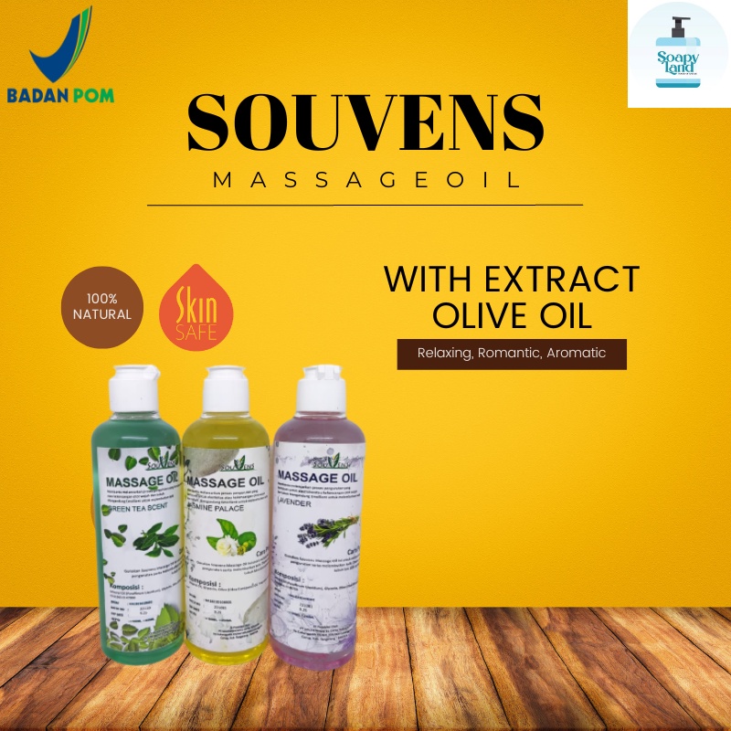 Jual (BPOM) Massage Oil with Olive Oil PREMIUM 250ML LAVENDER TERMURAH