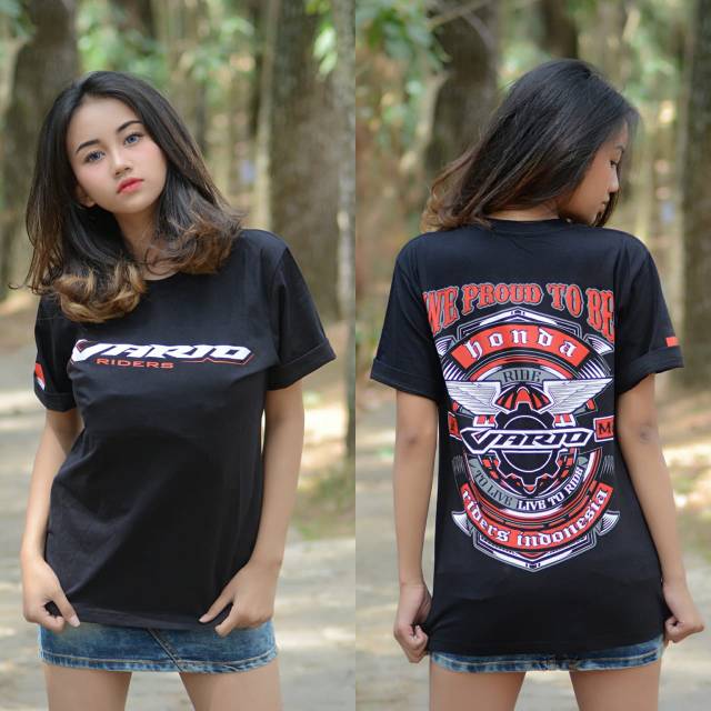 Jual Kaos Vario T Shirt Honda Vario Kaos Honda Vario Kaos Distro Vario Baju Motor Vario