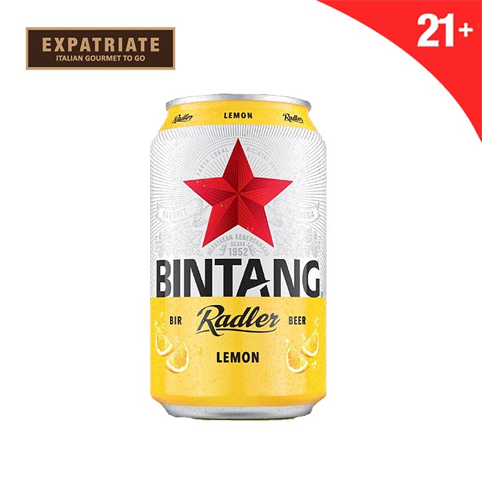 Jual Beer Bintang Radler Lemon Can 320ml Shopee Indonesia