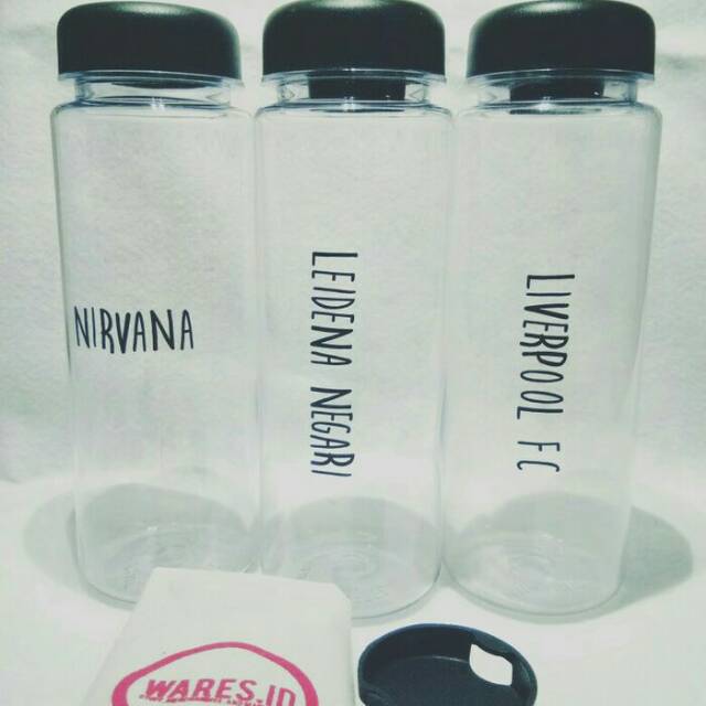 Jual MY BOTTLE CUSTOM + POUCH/ BOTTLE CUSTOM / BOTOL 500ml | Shopee ...