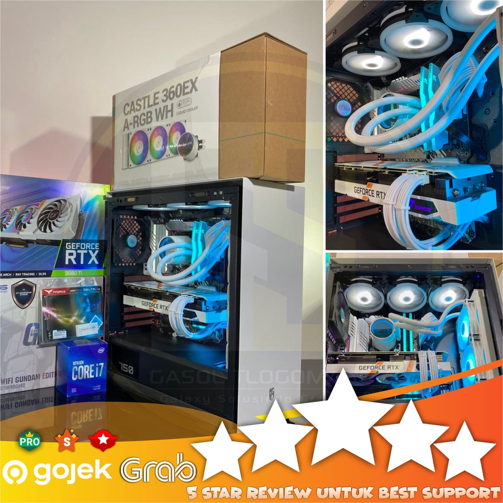 Jual PC RAKITAN COMPUTER GAMING DESAIN SPEC SULTAN MURAH PARAH. No.7 ...