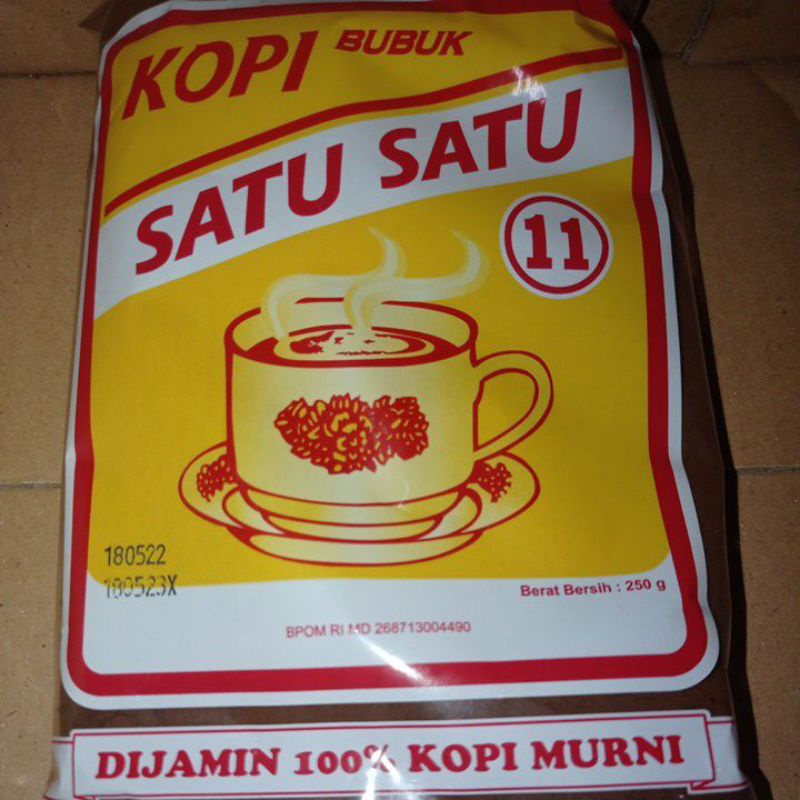 Jual Kopi Bubuk Satu Satu | 250 gram TERMURAH | Shopee Indonesia