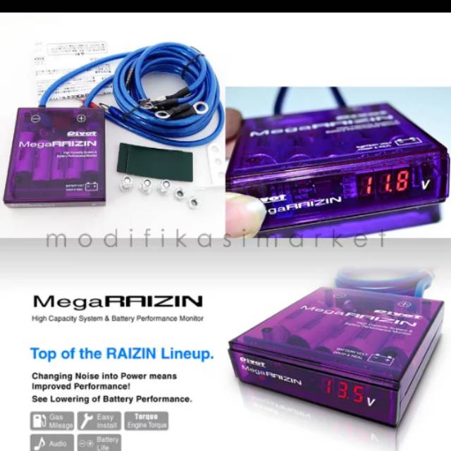Jual Stabilizer Aki Mobil Pro, Pivot lemgkap dengan display dan kabel ...