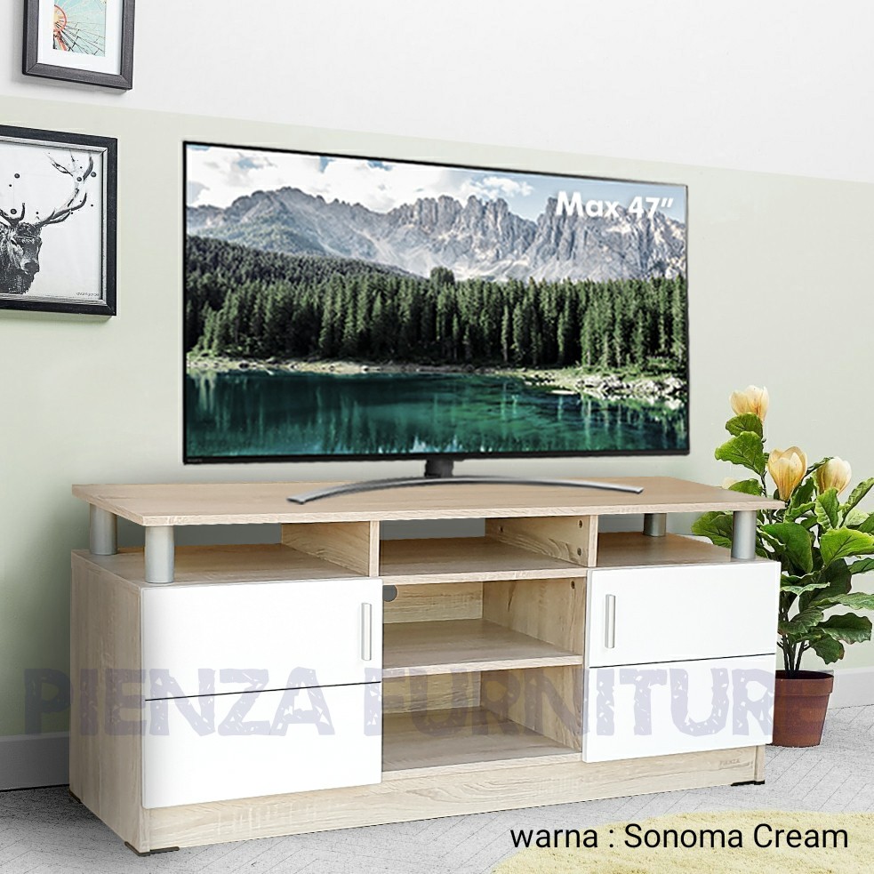 Jual Meja Rak TV Pienza VR-1218 | Shopee Indonesia