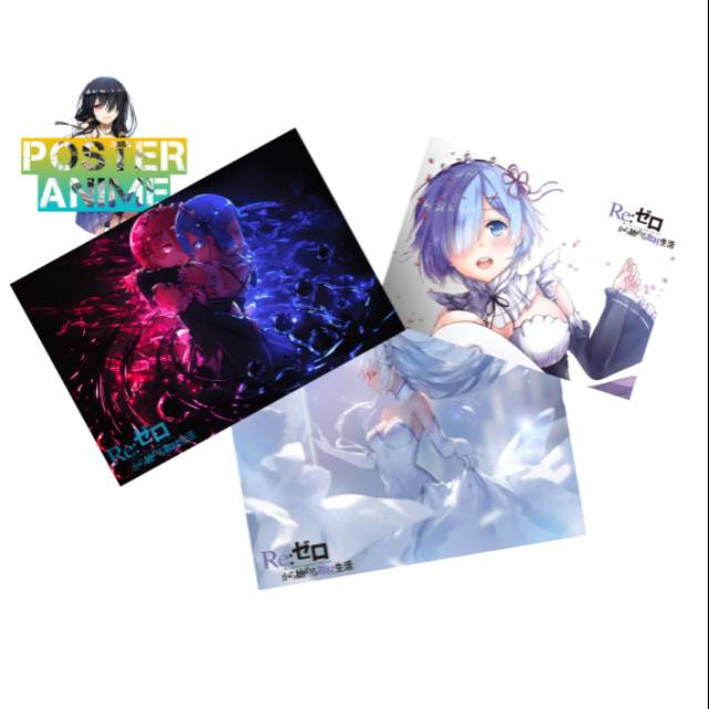 Jual Poster Anime Re:Zero | Shopee Indonesia