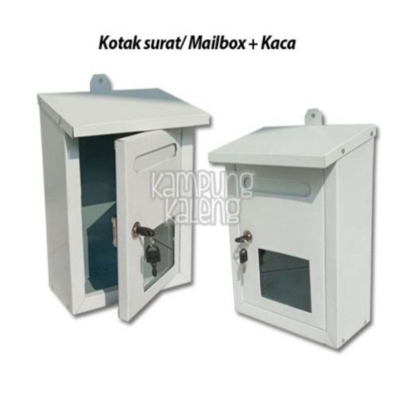 Jual Kotak Surat / Mailbox Plus Kaca Shopee Indonesia