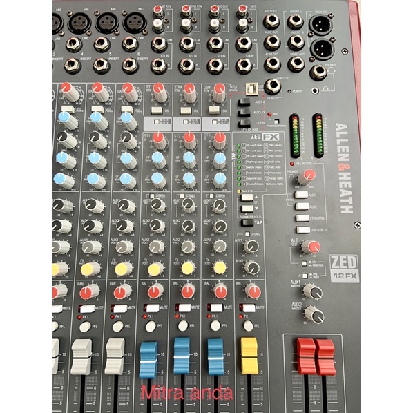 (販売)Allen & Heath ZED-12FX オーディオミキサー Allen & Heath ZED-12FX USB Mixer With Effects | Guitar Center