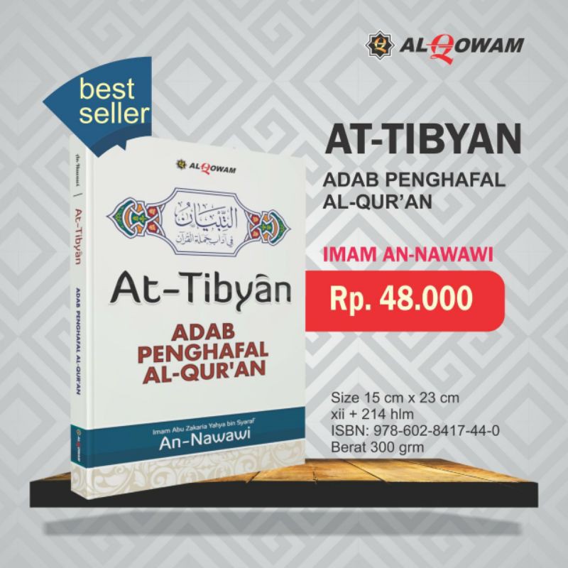 Jual Buku At Tibyan Adab Penghafal Al Quran Buku Baru Dan Original