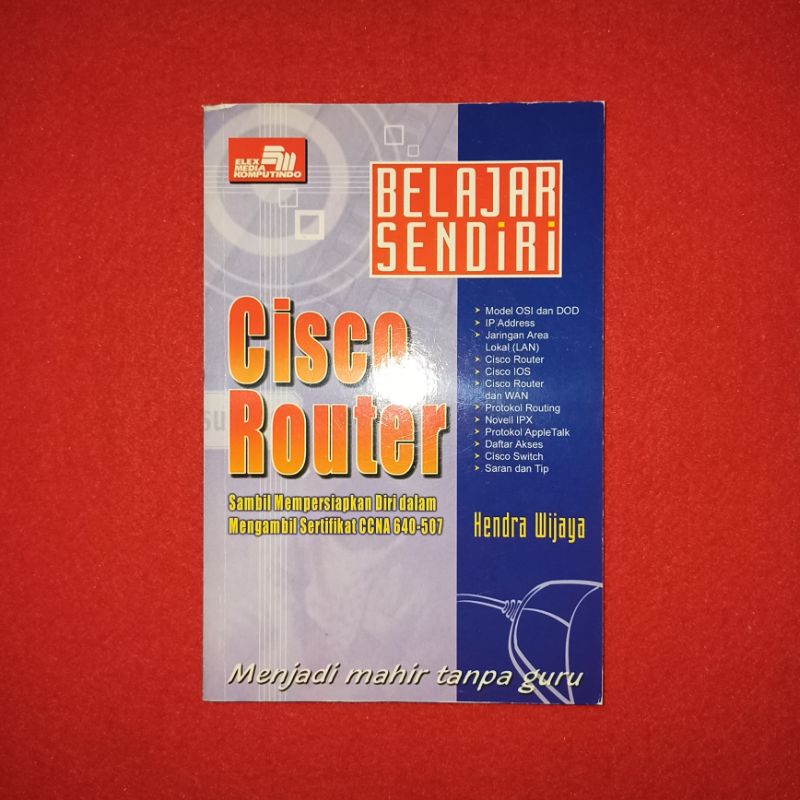 Jual Buku Belajar Sendiri Cisco Router | Shopee Indonesia