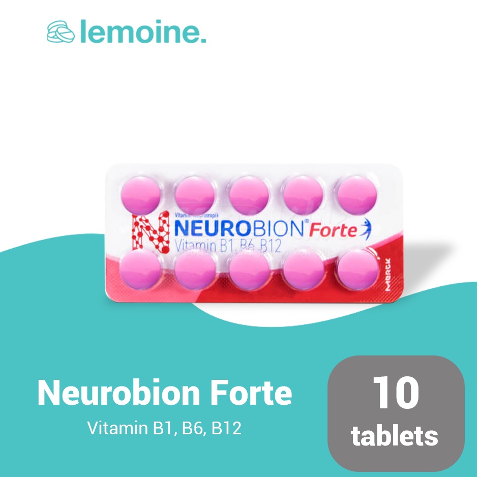 Jual Neurobion Forte 5000 Untuk Kebutuhan Vitamin B1b6 B12 10 Tablet