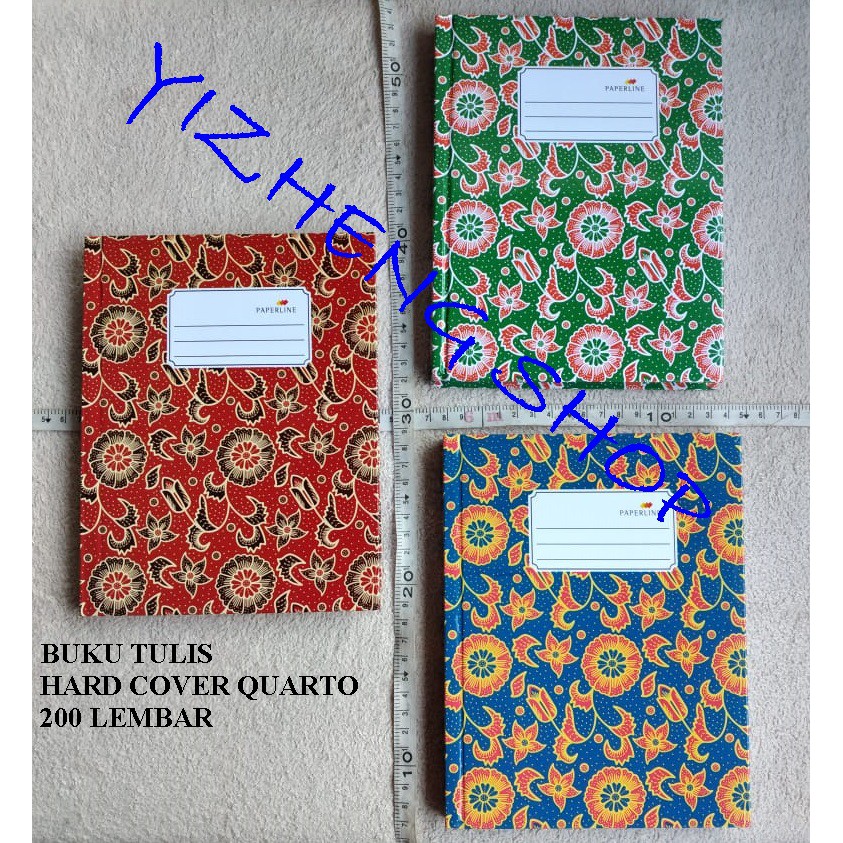 Jual BUKU TULIS HARD COVER QUARTO 200 LEMBAR PAPERLINE | Shopee Indonesia