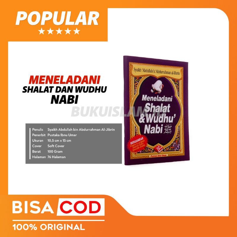 Jual Buku Saku Meneladani Shalat And Wudhu Nabi Bukuislam Id Shopee