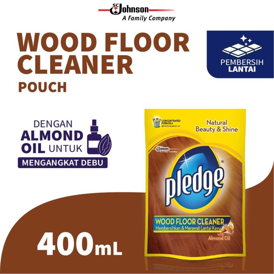 Jual Pledge wood floor cleaner 400 ml pembersih / mengkilapkan lantai ...