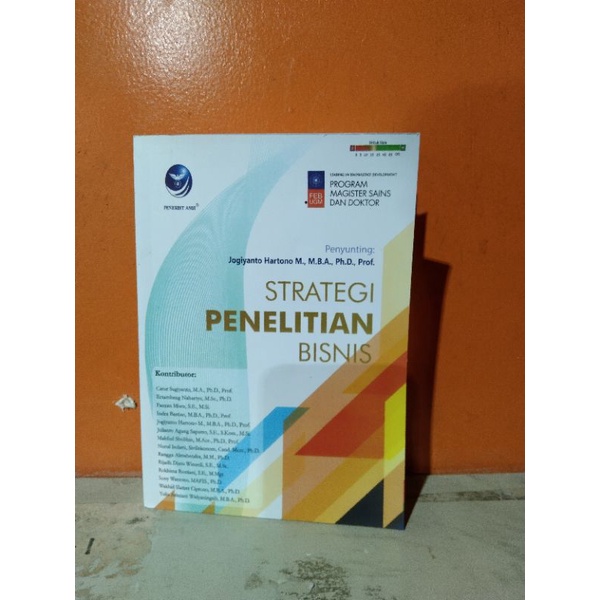 Jual Strategi Penelitian Bisnis - Jogiyanto Hartono | Shopee Indonesia