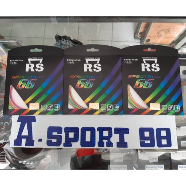 Jual SENAR BADMINTON ORIGINAL RS SPECTURM 66 RAINBOW | Shopee Indonesia