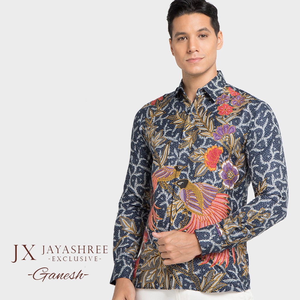 Jual Jayashree Exclusive Slimfit Ganesh Kemeja Batik Pria Lengan ...