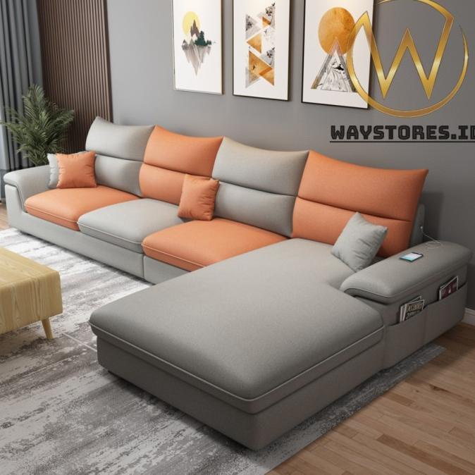 Jual Sofa Letter L Moden Sofa L Minimalis Mewah Sofa Ruang Tamu