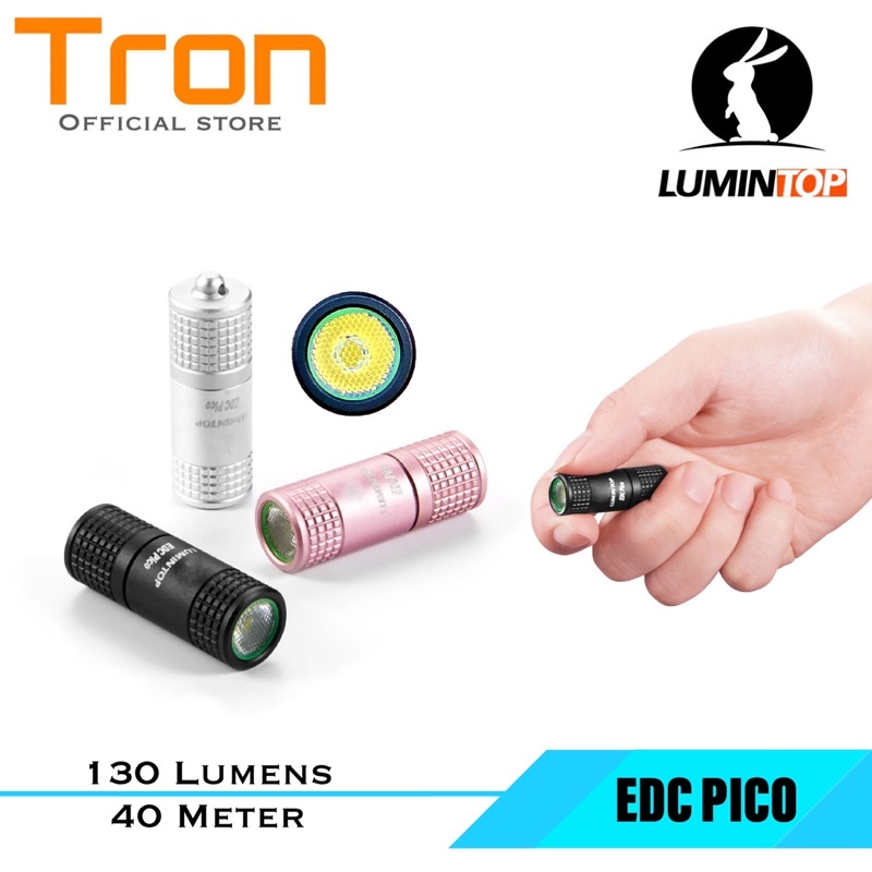Jual LUMINTOP EDC PICO Flashlight Senter LED 130 Lumens 40 Meter ...