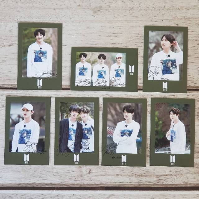 Jual BTS Card Kartu 2nd Collection Kpop Hiasan Buket Bunga | Shopee ...