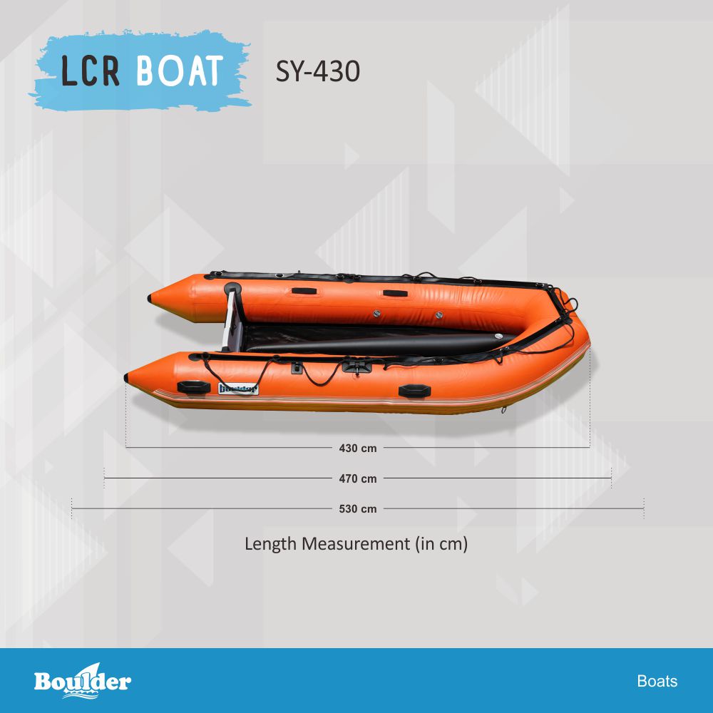 Jual BOULDER INFLATABLE LCR BOAT 430 PERAHU KARET | Shopee Indonesia
