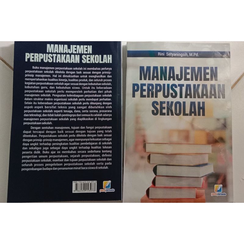 Jual Buku Managemen Perpustakaan Sekolah, Penulis: Rini Setyaningsih ...