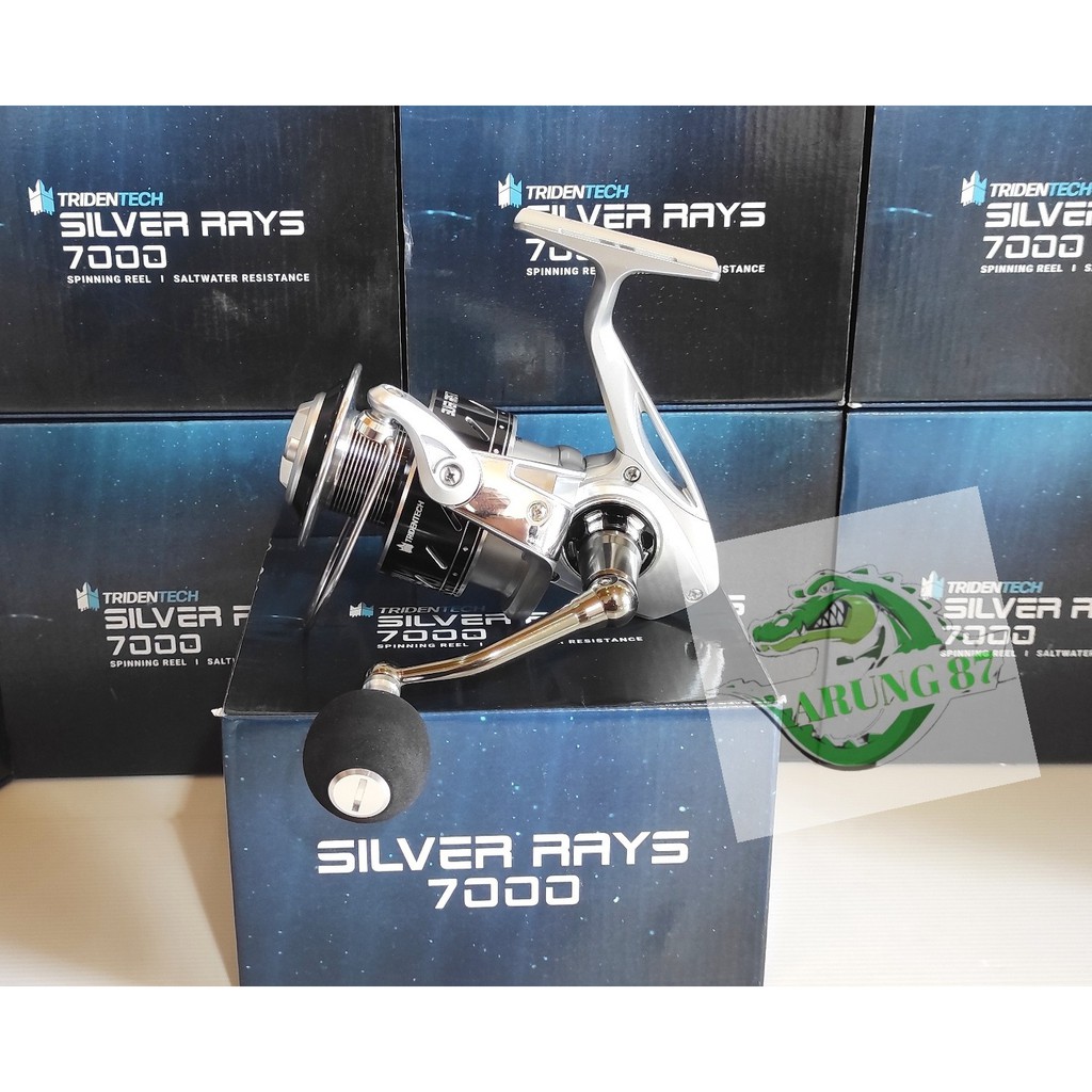 Jual Reel Tridentech Silver Rays 3500, 5000, 6000, 7000 Saltwater Reel ...
