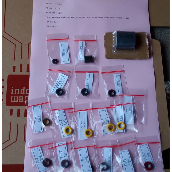 Jual Best Seller kits TOROID untuk TRIJEE 3 BAND HF SSB TRANSCEIVER 18 ...