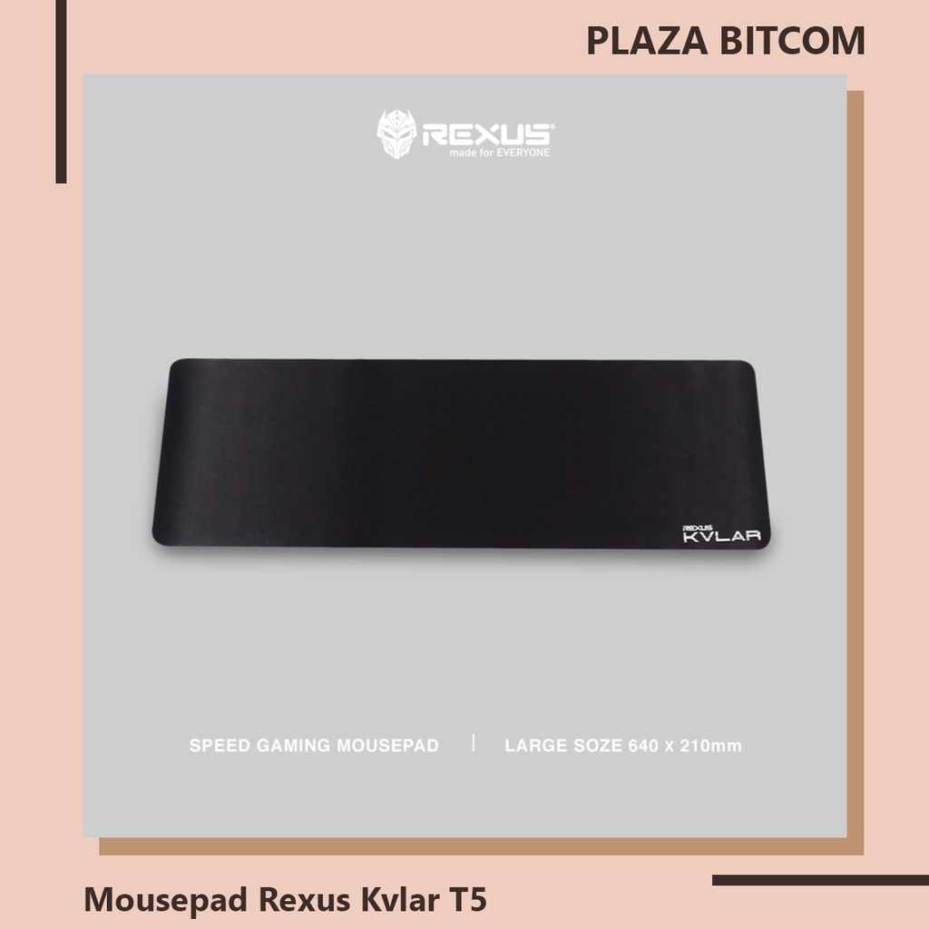 Jual Mousepad Gaming Rexus Kvlar T T T Bitcom Plaza Shopee Indonesia