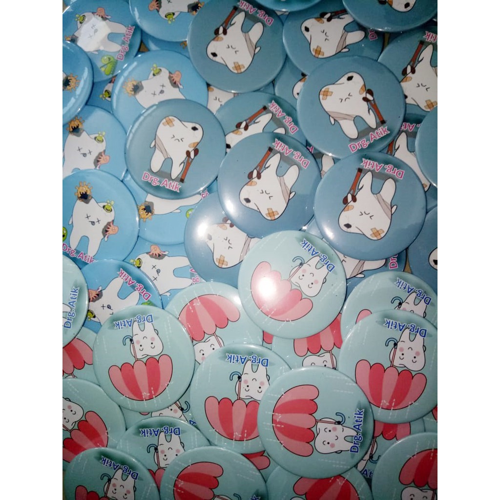 Jual Cetak Pin Peniti 58mm 44mm Custom Anime Kpop Tanpa Minimal Order Ready Glossy Doff 6033