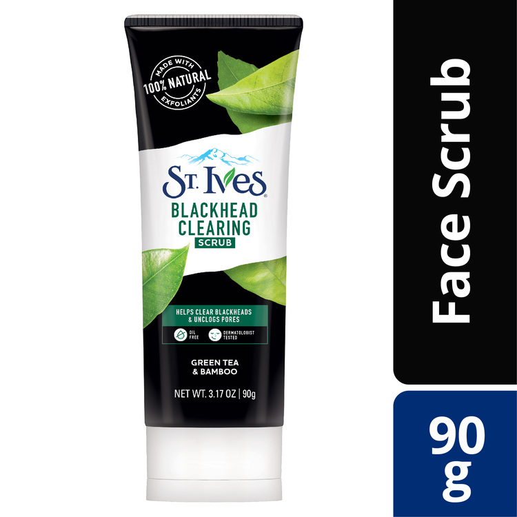 Jual St. Ives Face Scrub Blackhead Clearing Green Tea 90gr Scrub