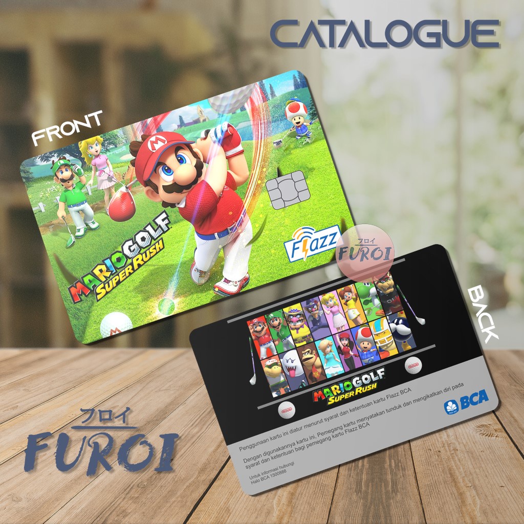 Jual Custom Flazz BCA | Custom Emoney Mandiri | Mario Golf Super Rush ...