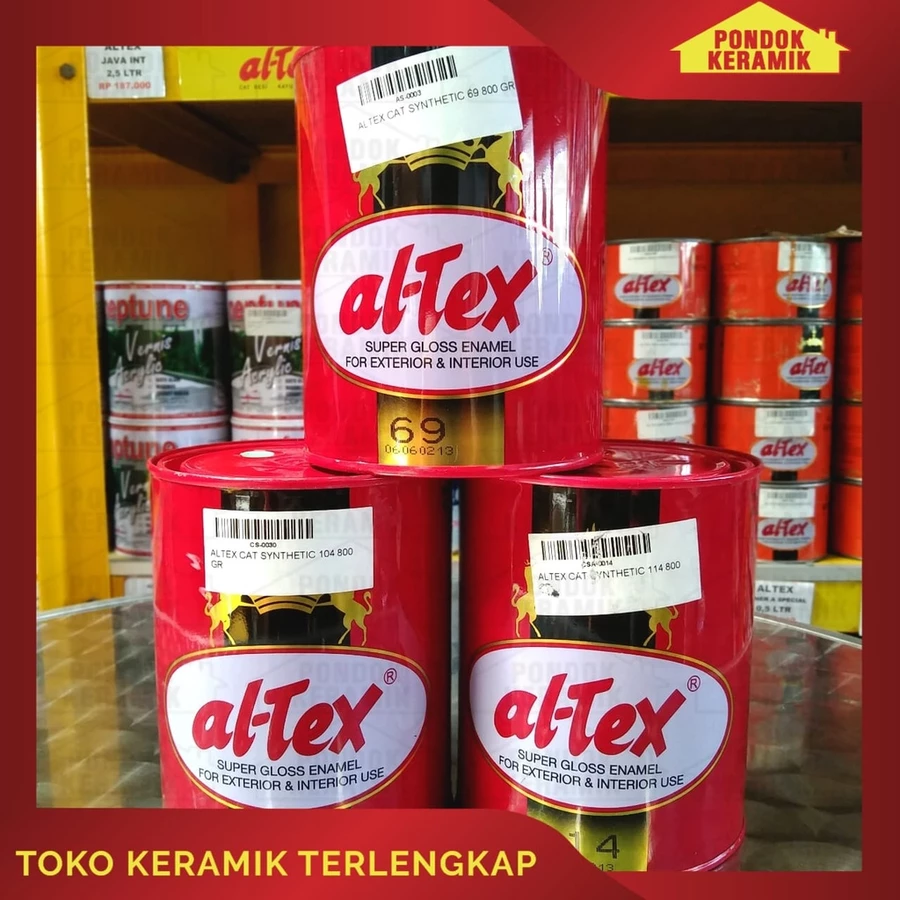 CAT KAYU BESI ALTEX SYNTHETIC 500 GR